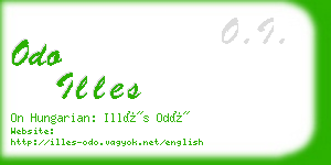 odo illes business card